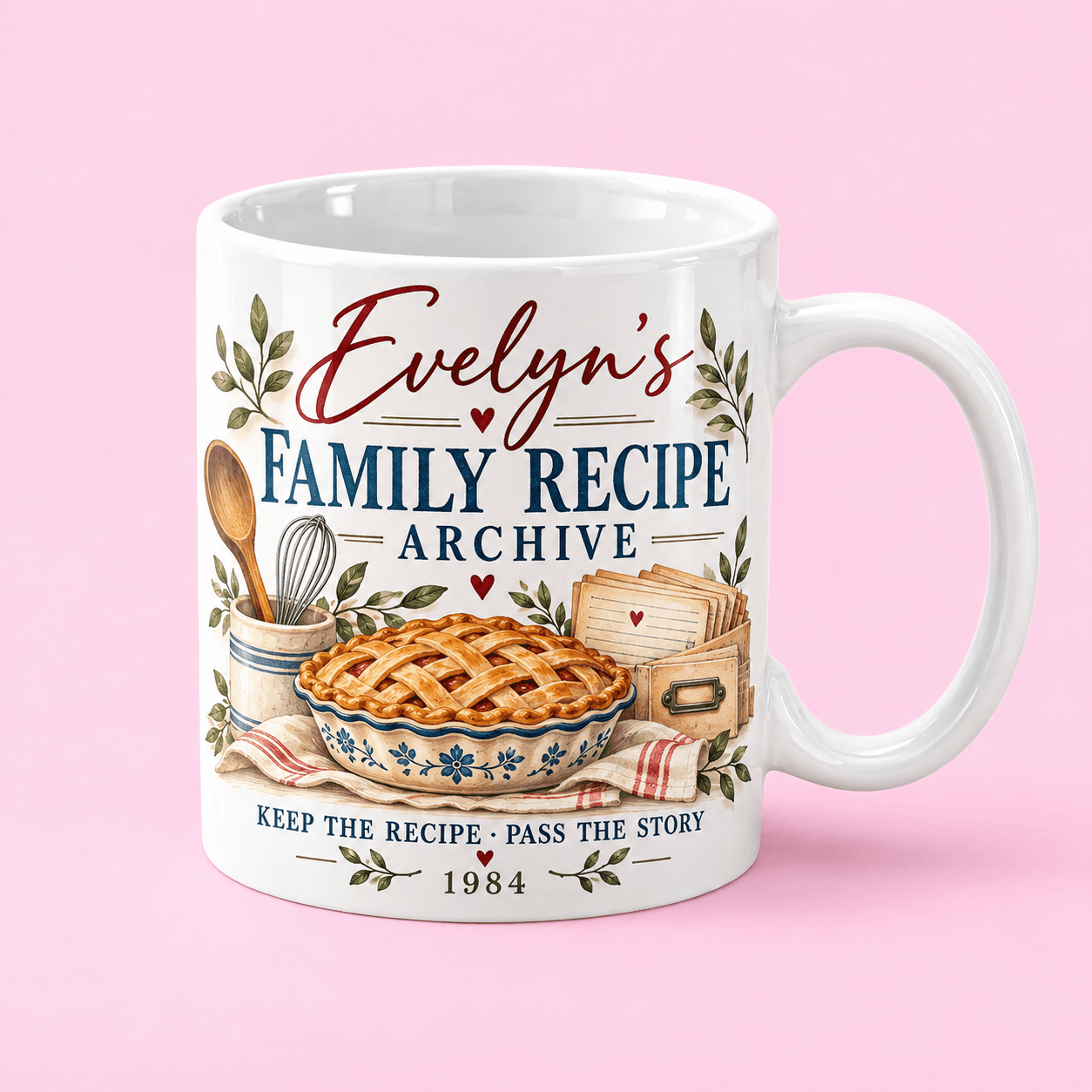 Personalized Family Recipe Mug in Pakistan