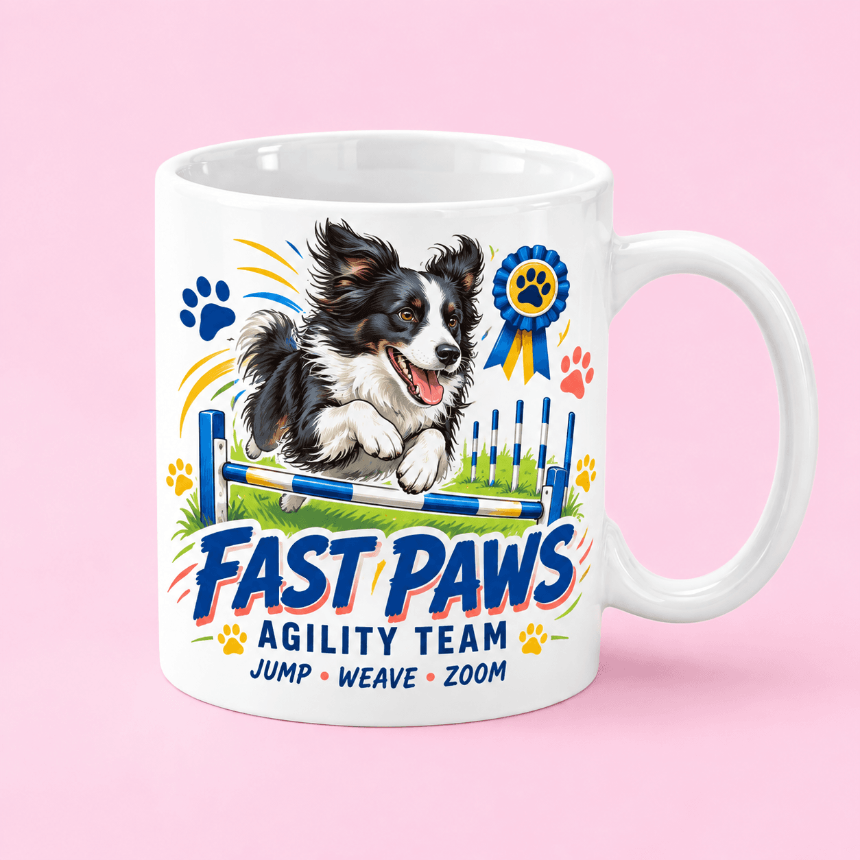 Fast Paws Agility Team Mug in Pakistan