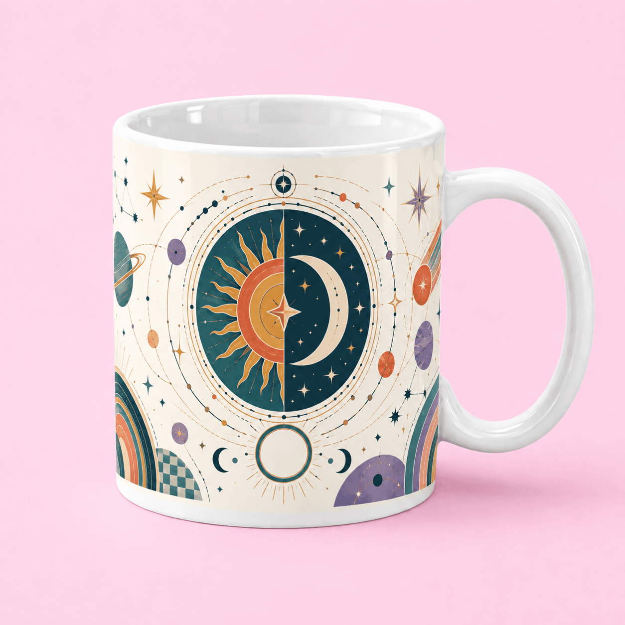 Celestial Sun and Moon Mug in Pakistan