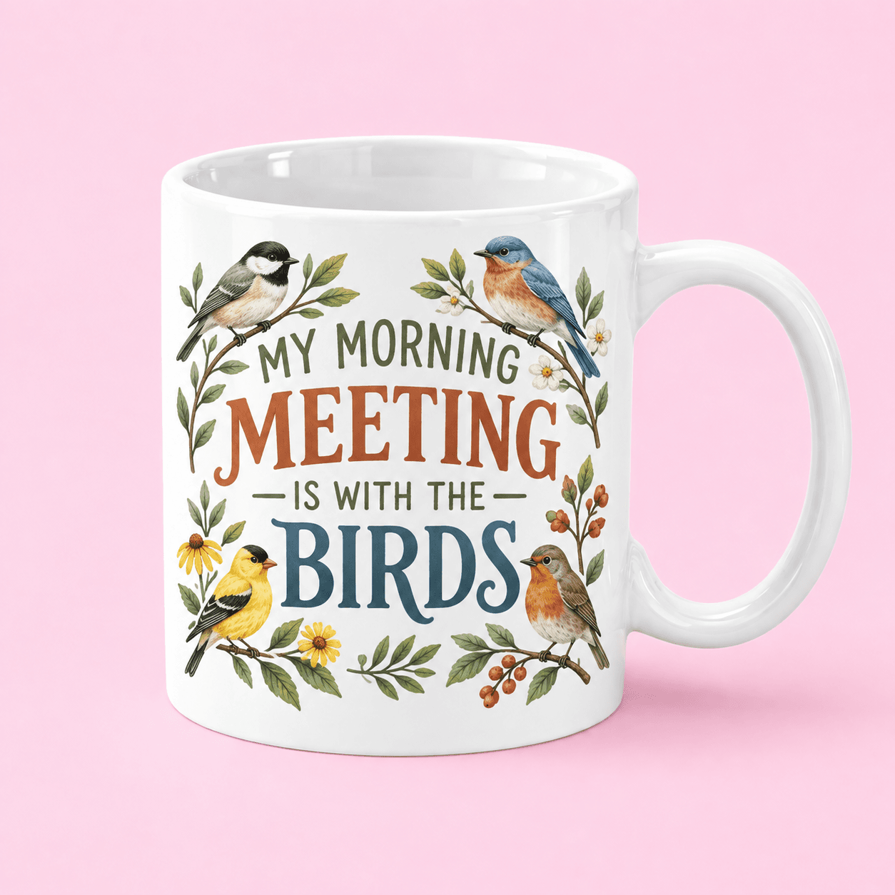 Morning Meeting With the Birds Mug in Pakistan