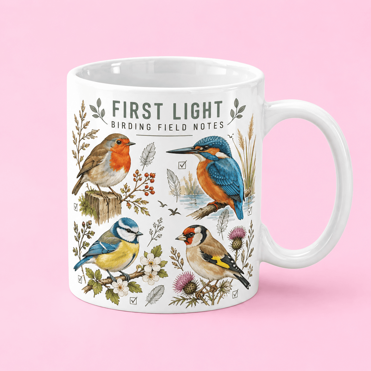 First Light Birding Mug in the US | Birdwatcher Gift