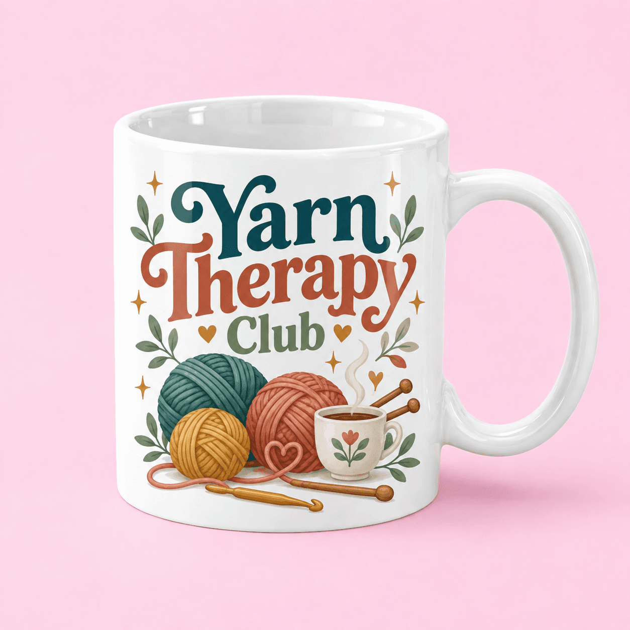 Yarn Therapy Club Mug in the UK | Crafter Gift
