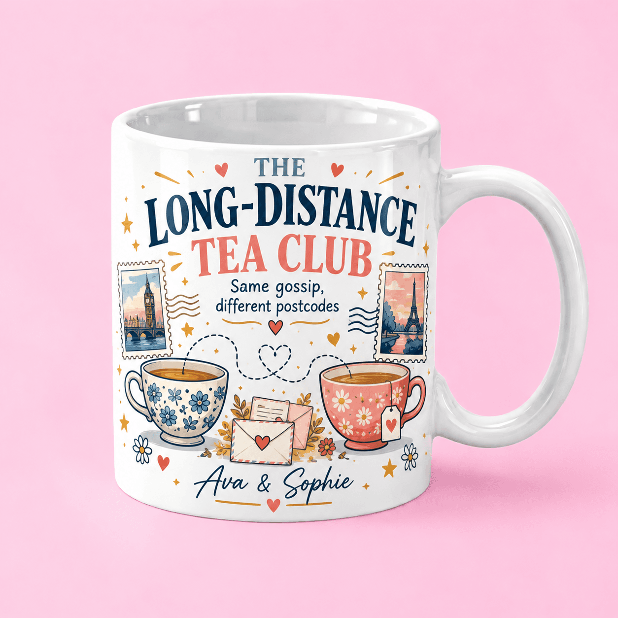 Personalized Long-Distance Friendship Mug in the US