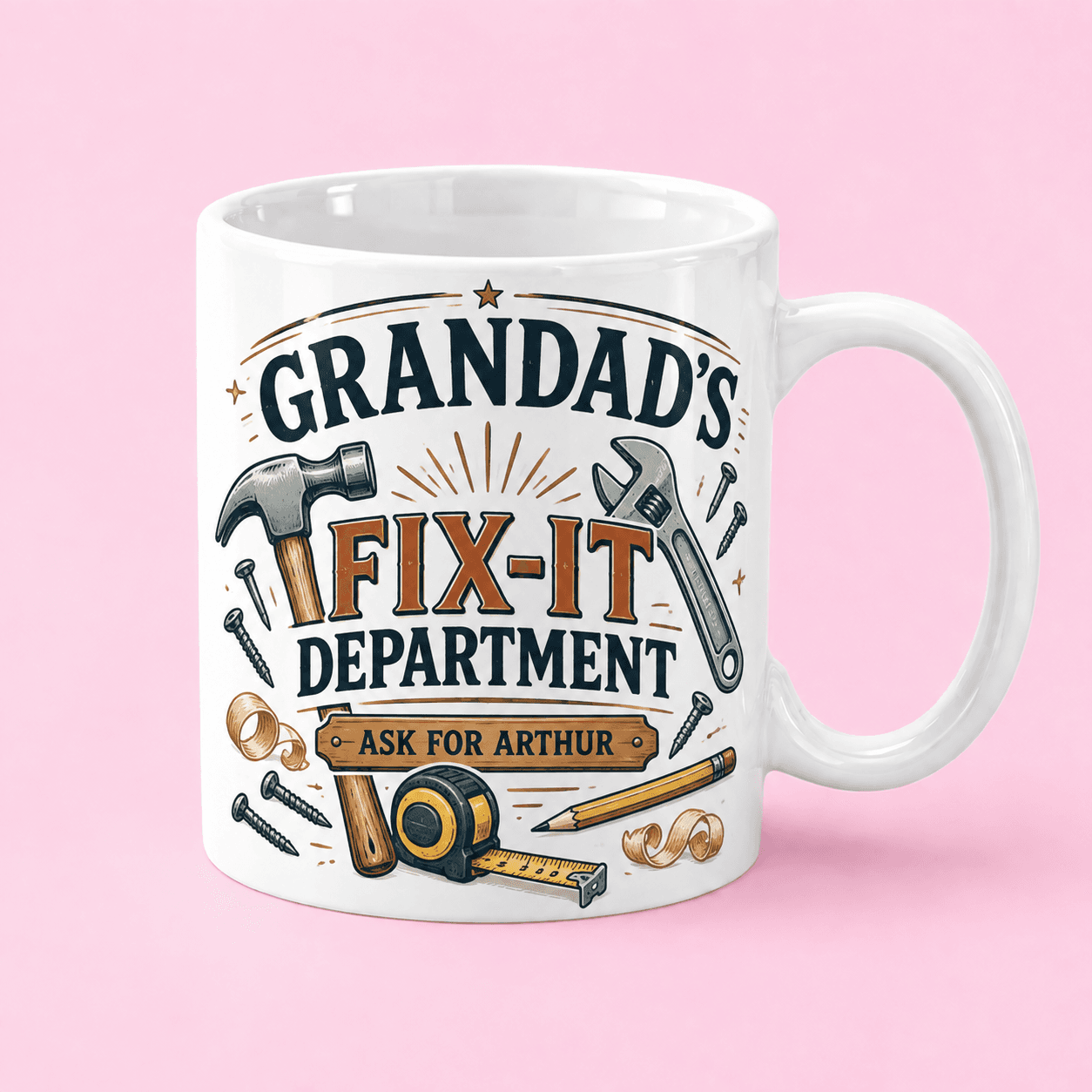 Personalized Grandad Fix-It Mug in the US