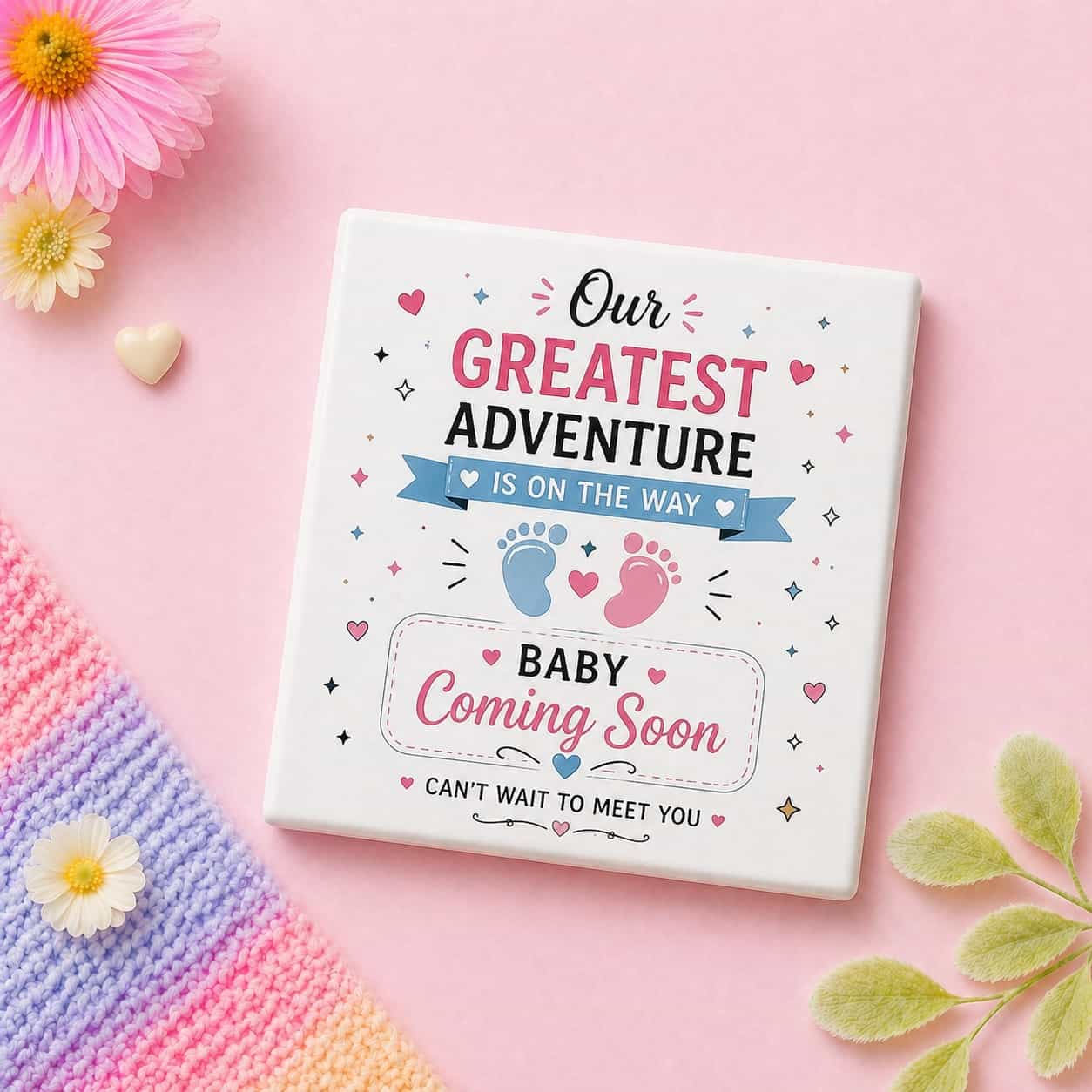 Baby Announcement Magnet