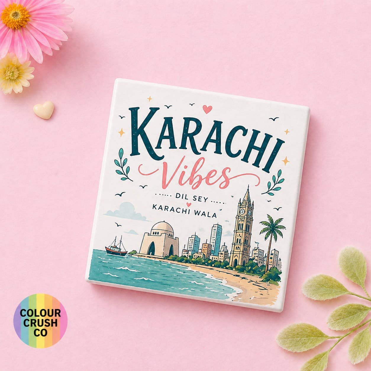 Karachi Vibes Fridge Magnet image 1
