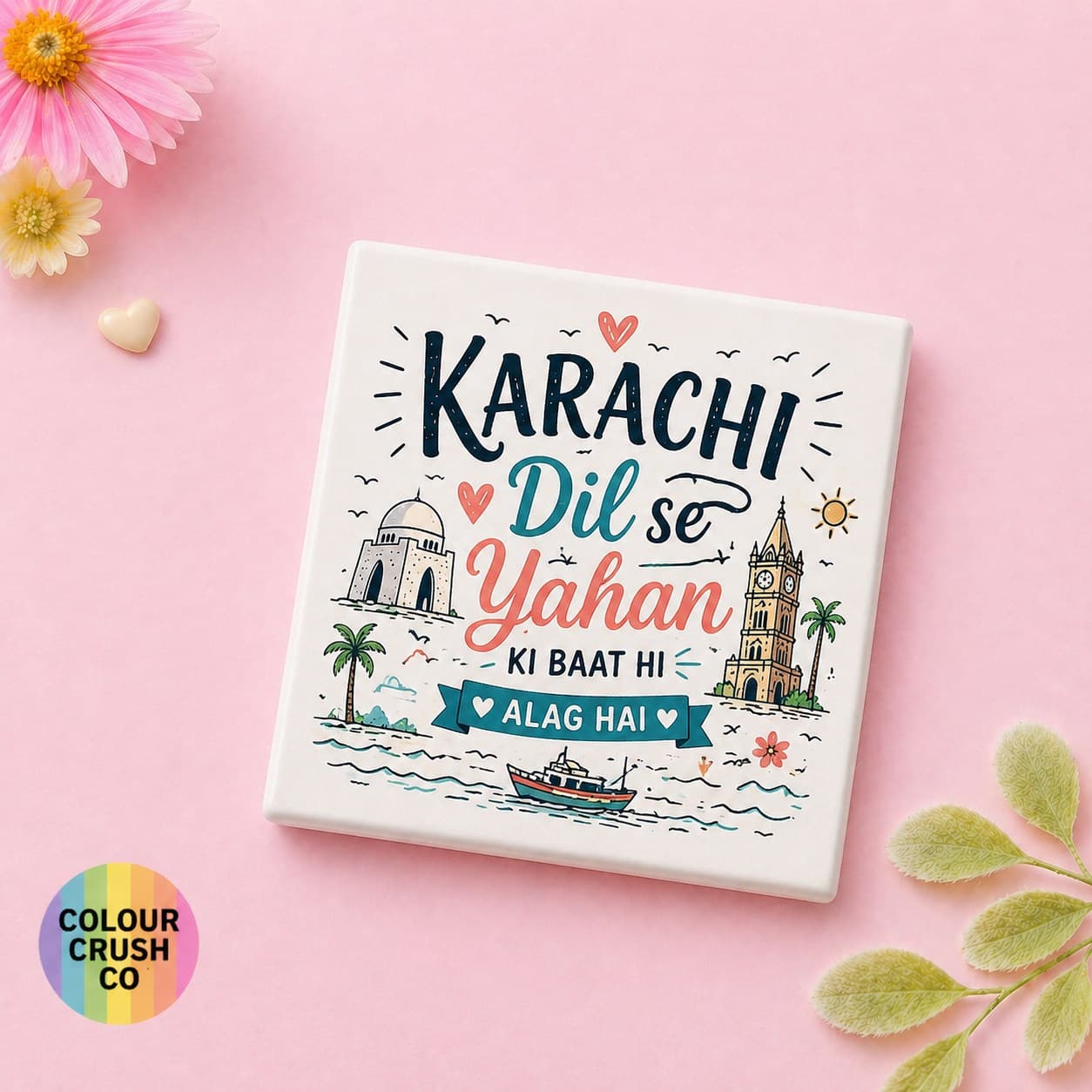 Karachi Vibes Fridge Magnet Design 3 image 1
