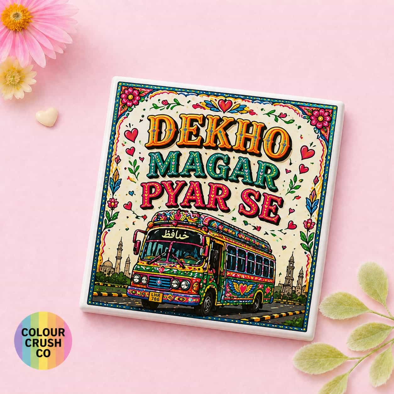 Dekho Magar Pyar Se Fridge Magnet Design 2