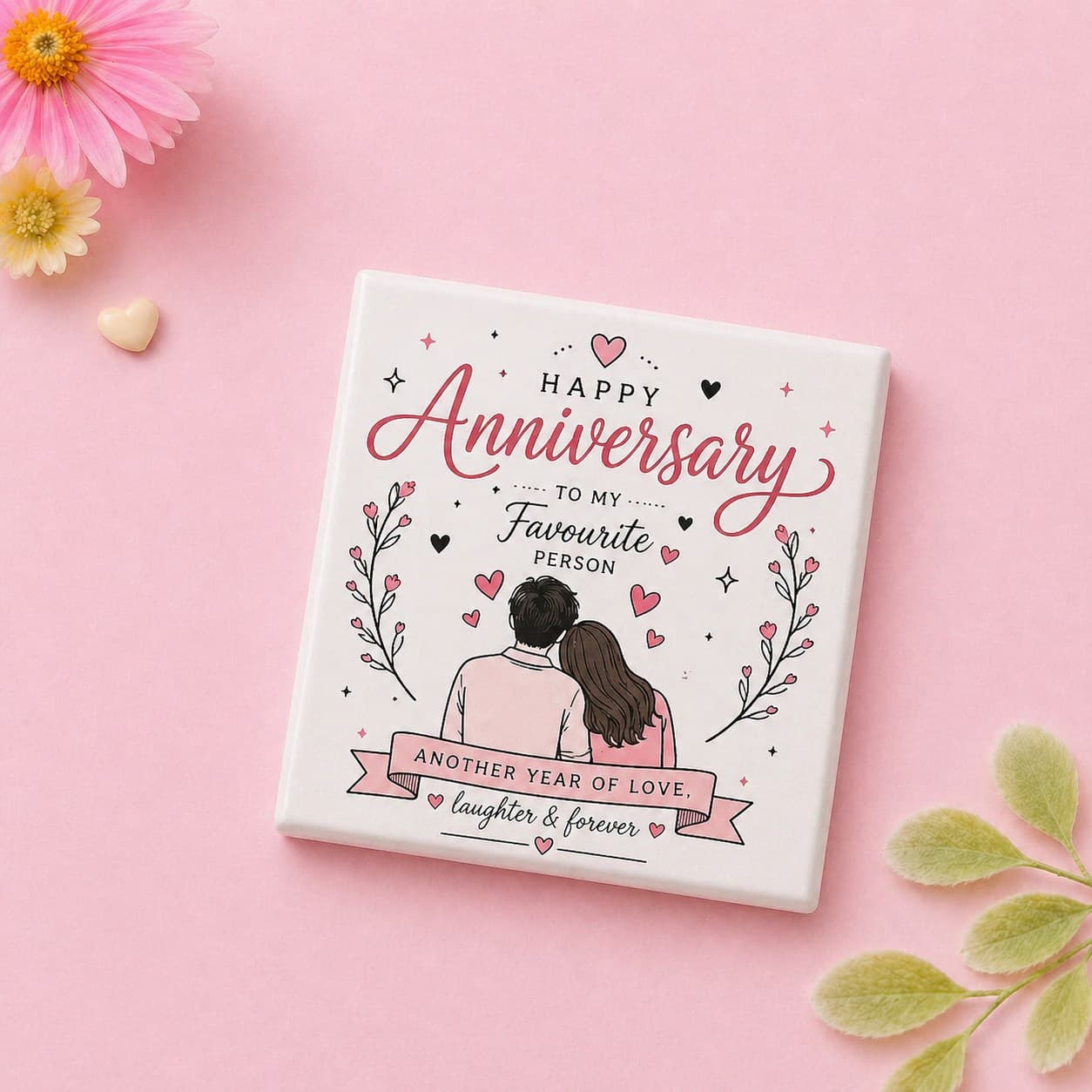 Anniversary Couple Fridge Magnet image 1
