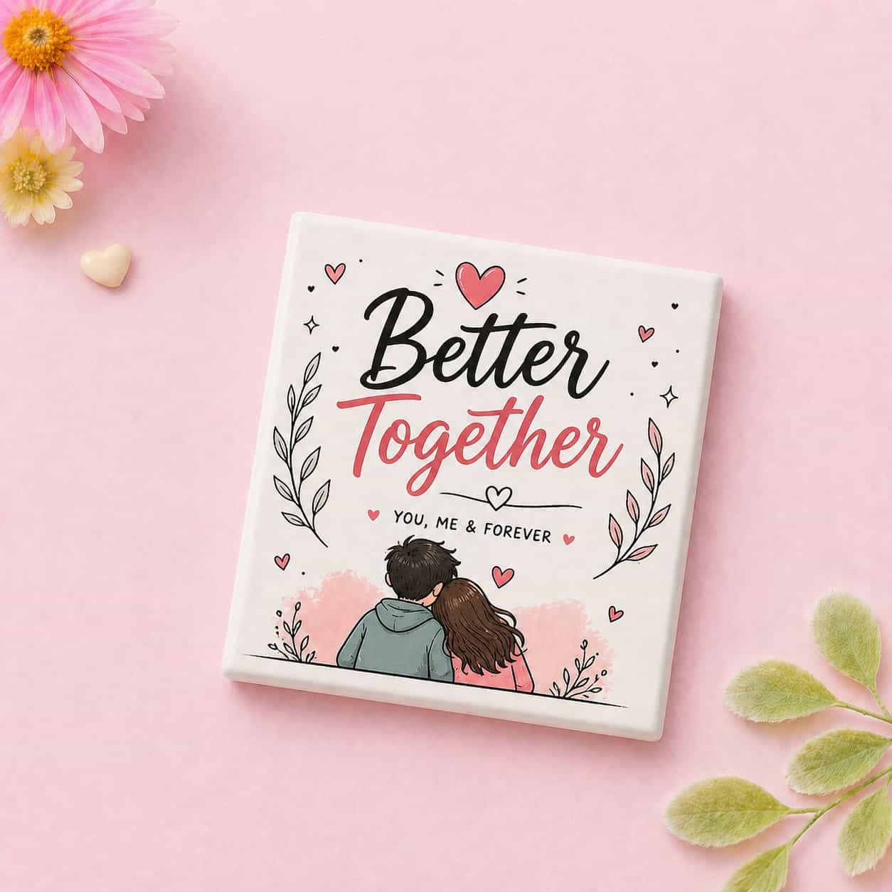Better Together Fridge Magnet