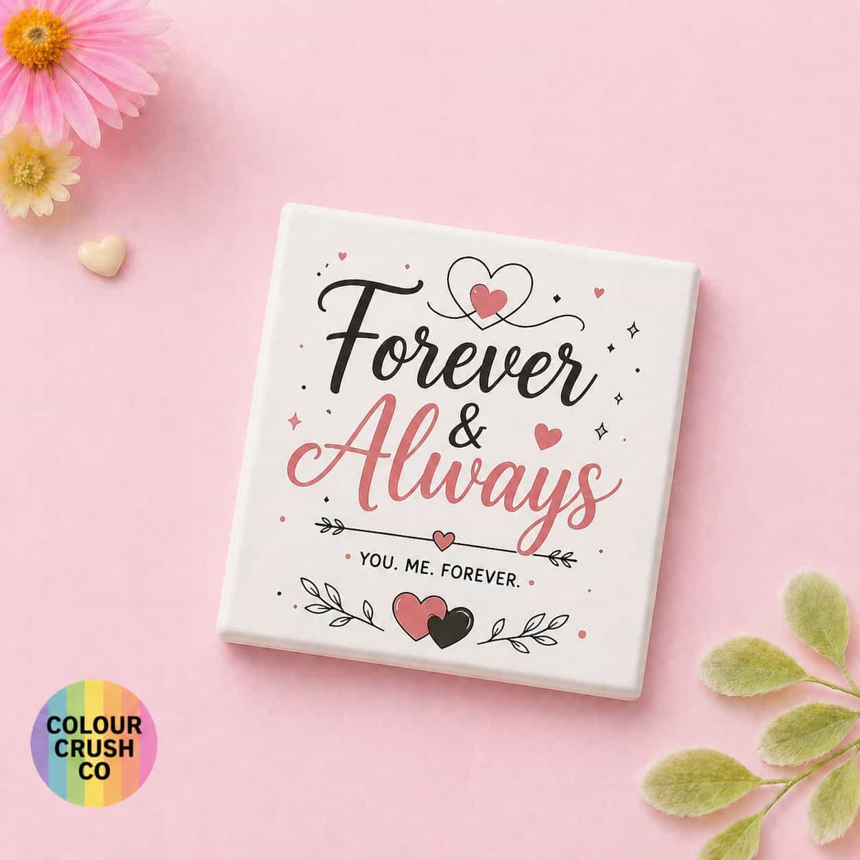 Forever and Always Fridge Magnet
