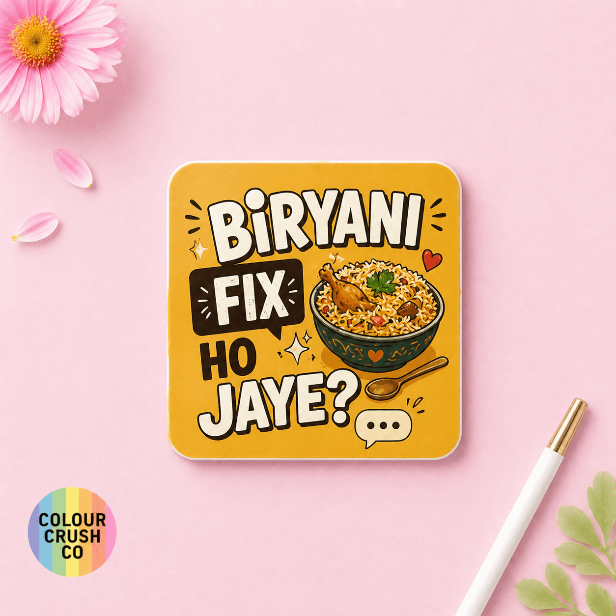 Biryani Fix Ho Jaye Coaster image 1