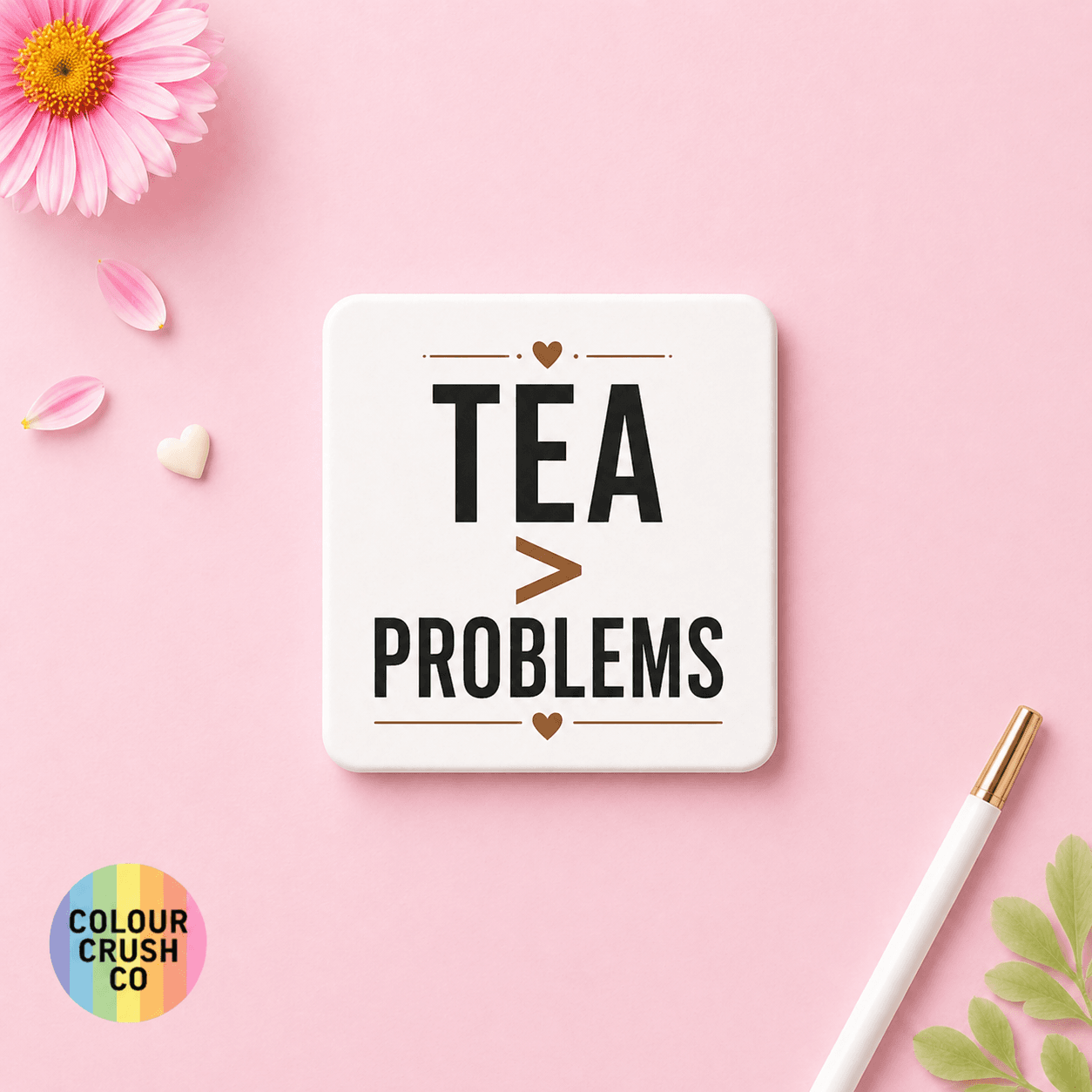 Tea Problems Coaster image 1