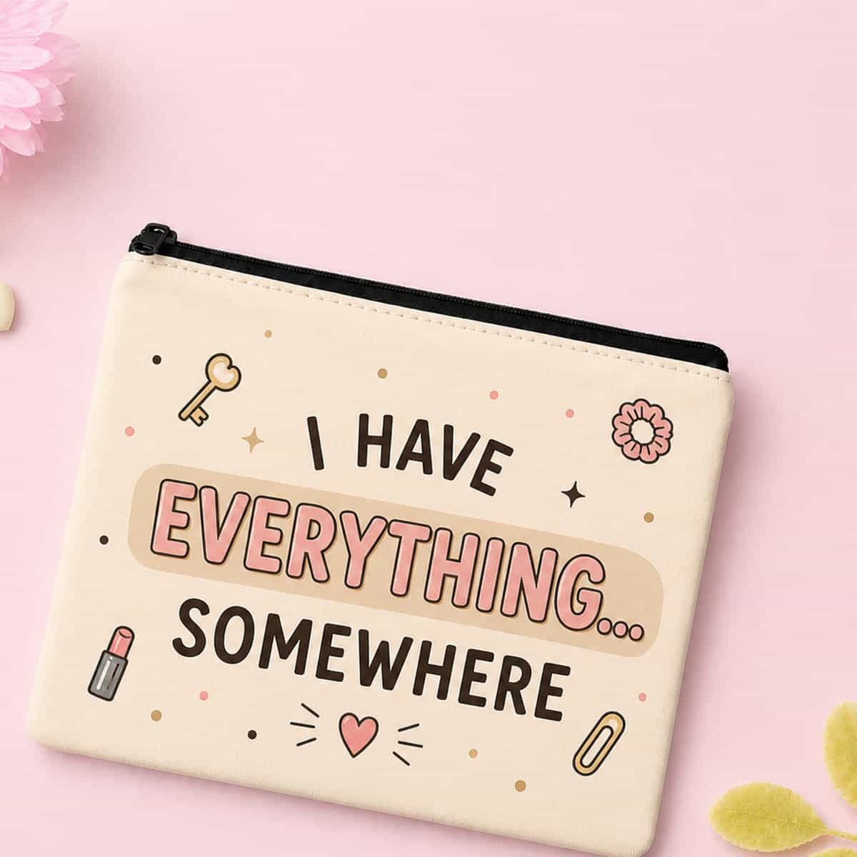 I Have Everything Somewhere Pouch