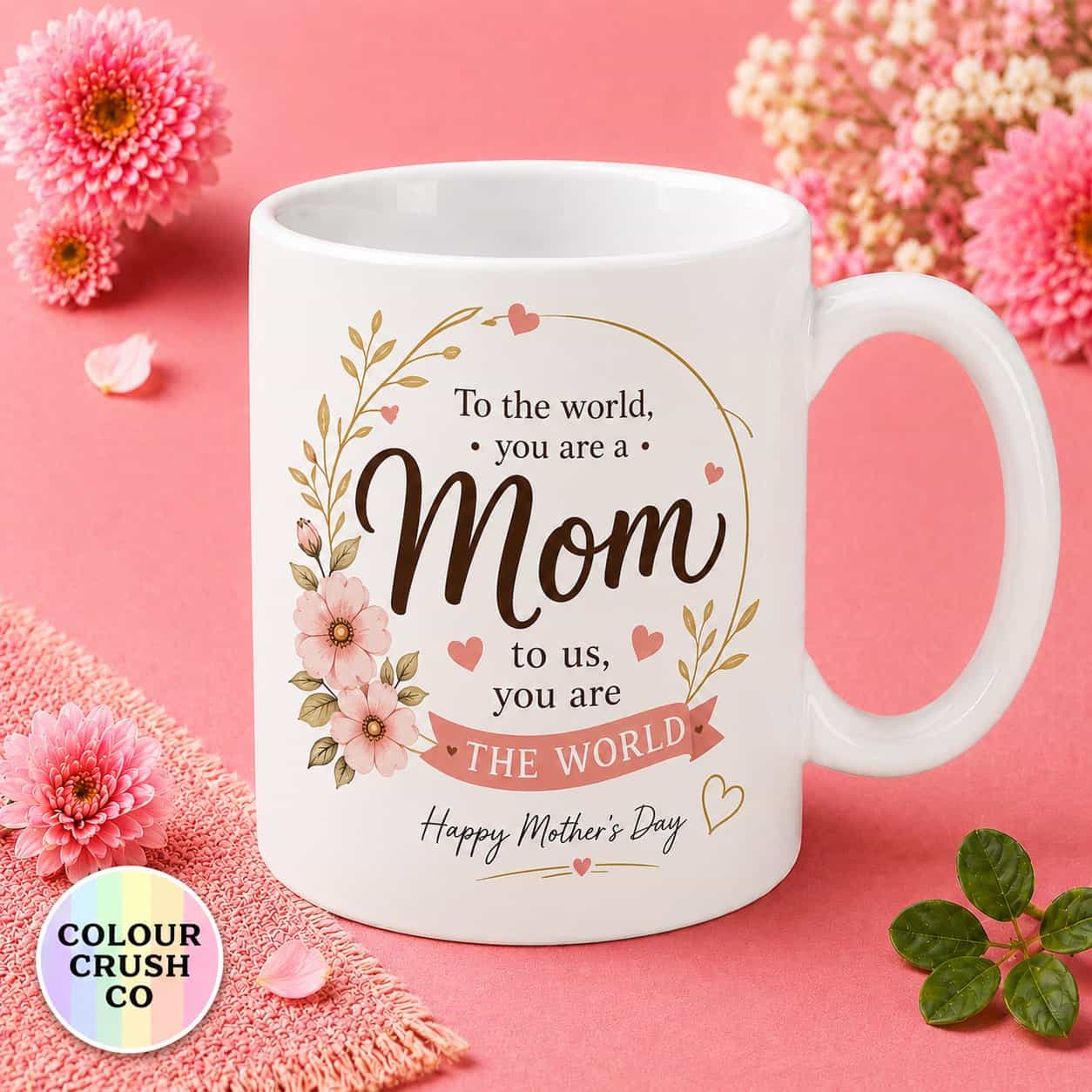 To Us You Are The World Mom Mug
