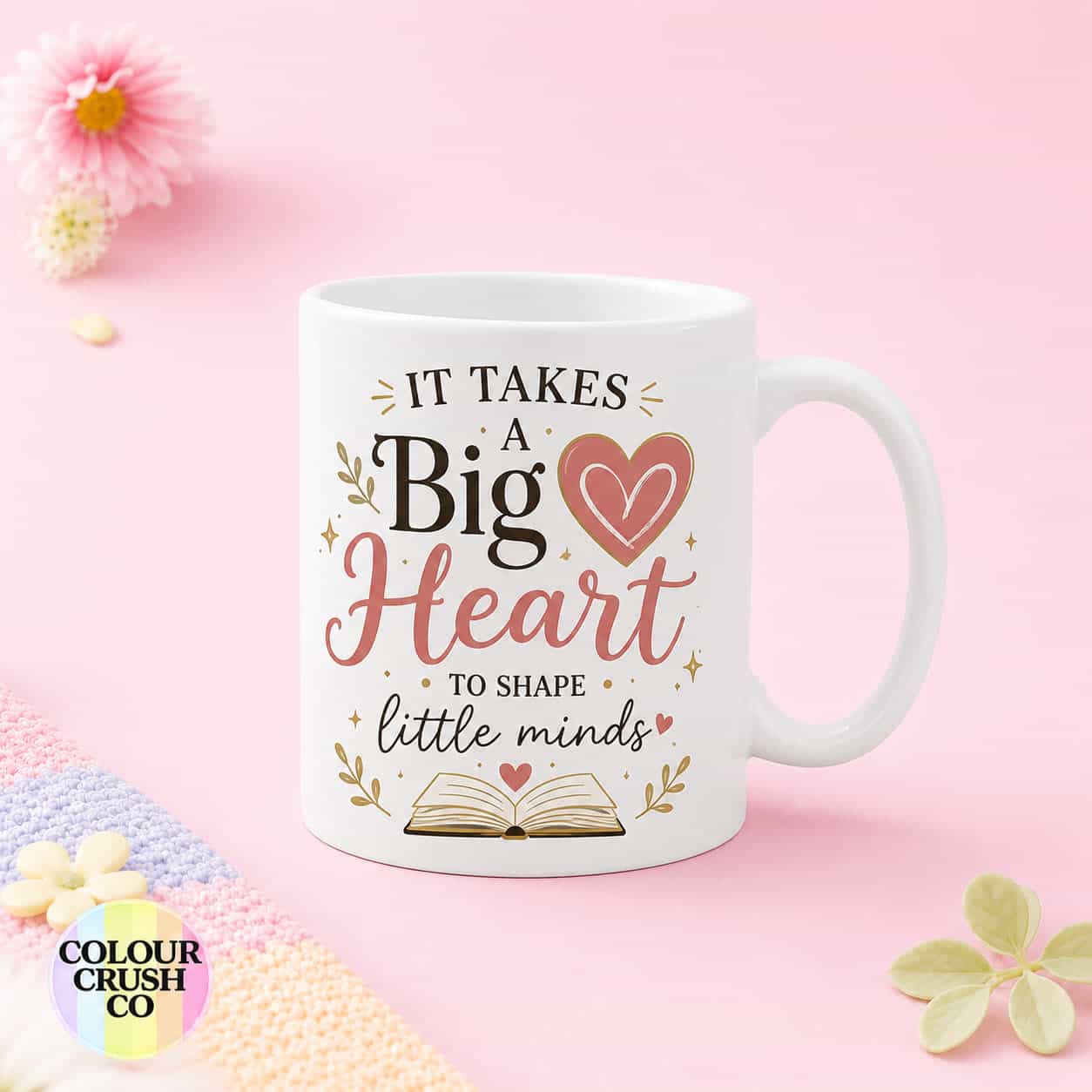 Big Heart Little Minds Teacher Mug