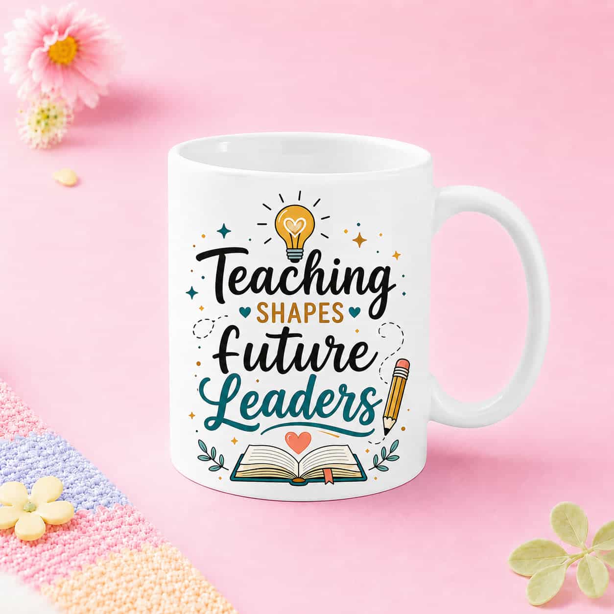 Teaching Shapes Future Leaders Mug