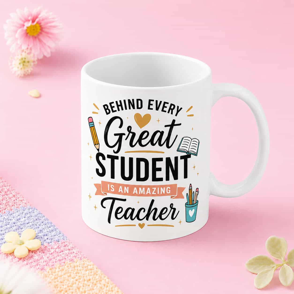 Behind Every Great Student Teacher Mug