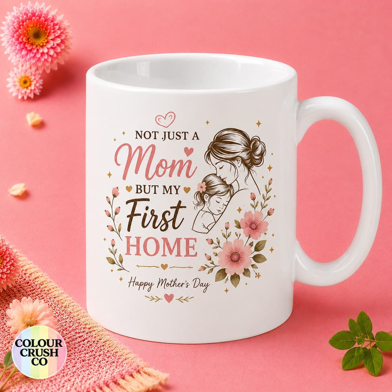 Not Just a Mom First Home Mug image 1