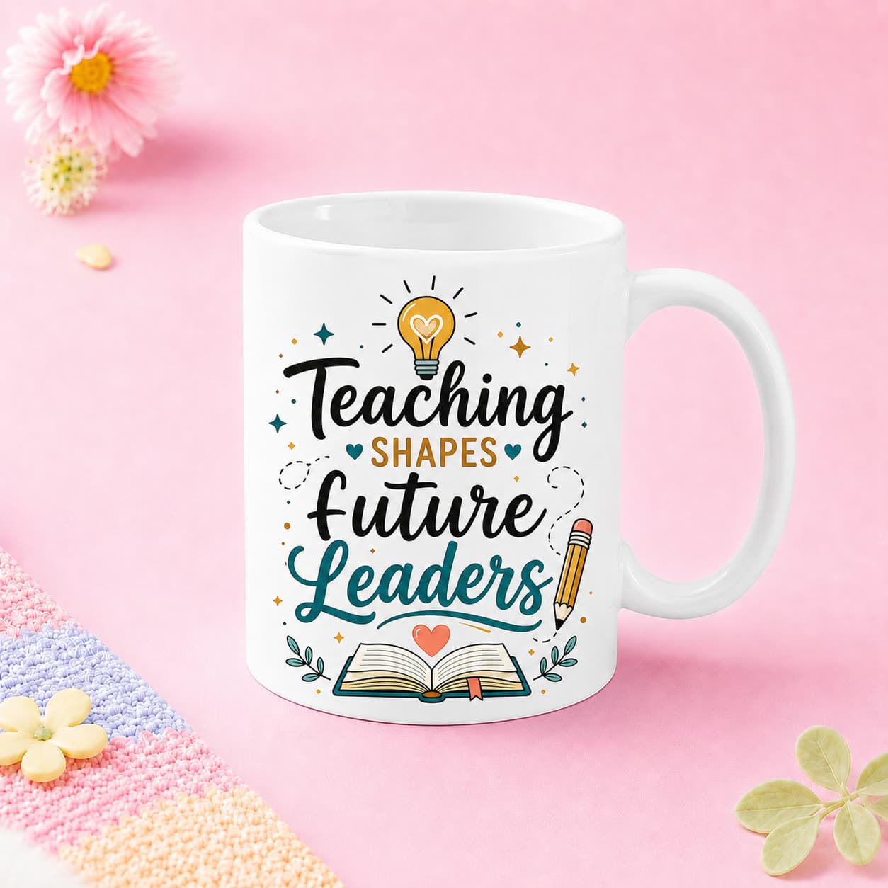 Teaching Shapes Future Leaders Mug image 1