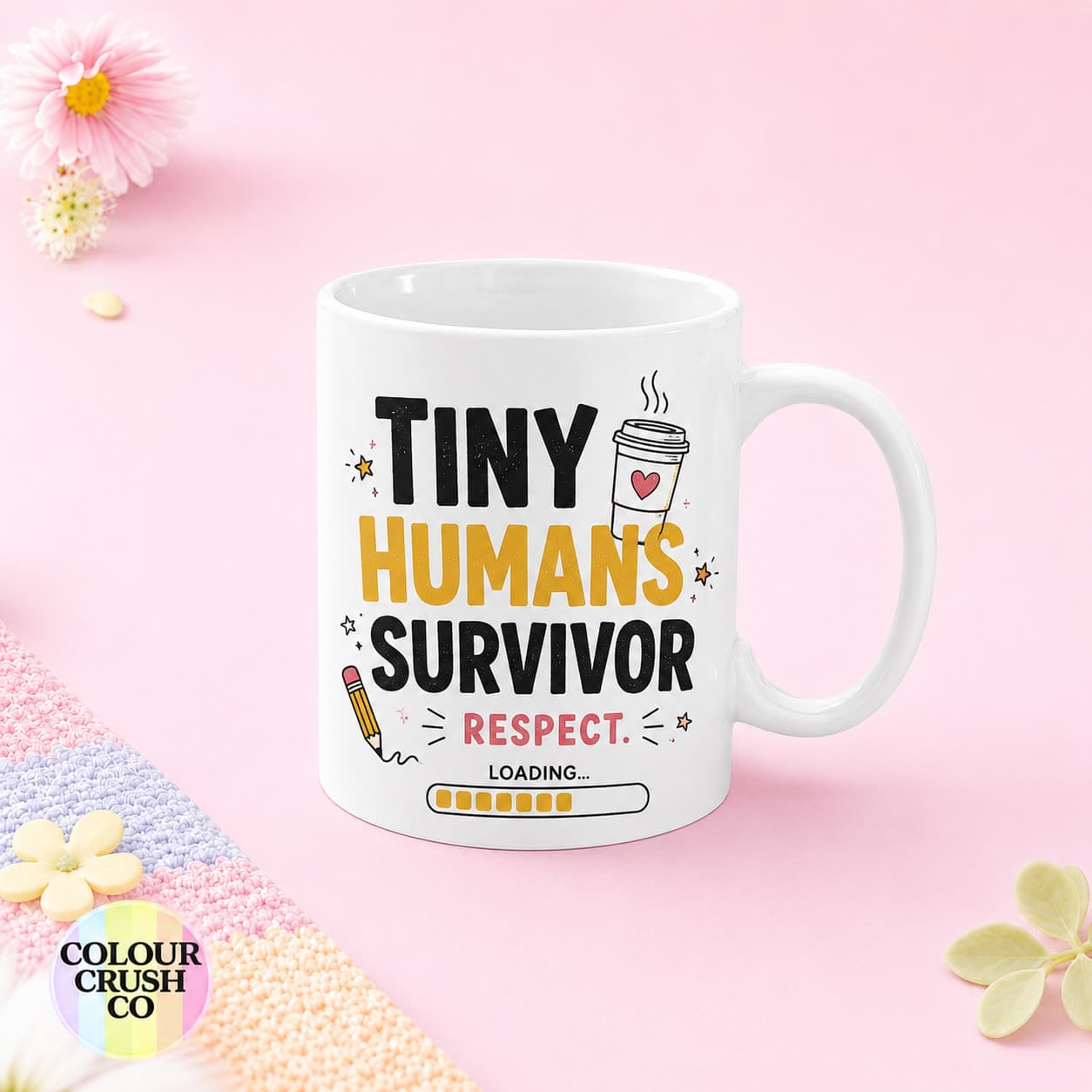 Tiny Humans Survivor Mug image 1