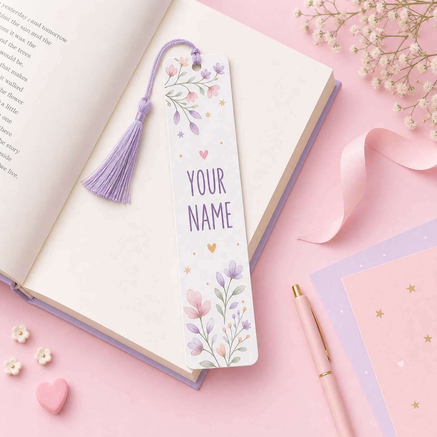 Custom Name Bookmark in the UK | Personalized Reader Gift
