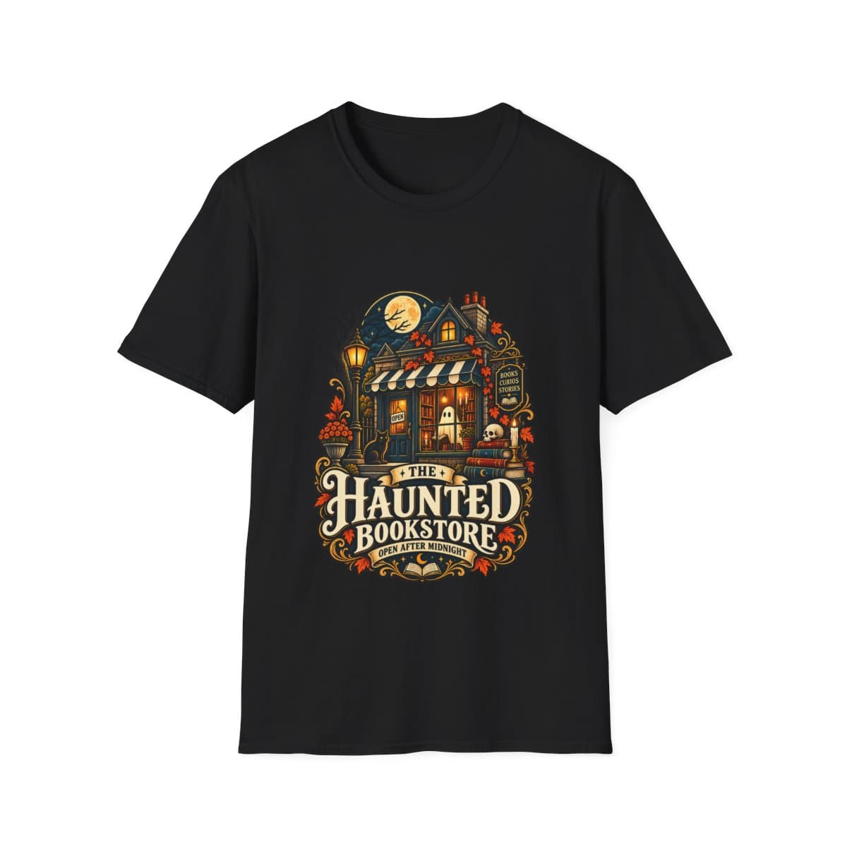 The Haunted Bookstore After Midnight T-Shirt - photo 1 of 18