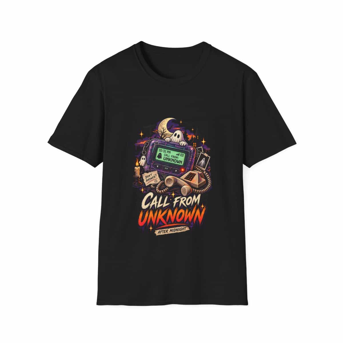 Call From Unknown After Midnight T-Shirt - Black