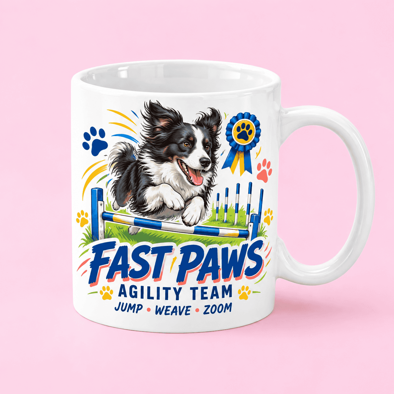 Fast Paws Agility Team Mug