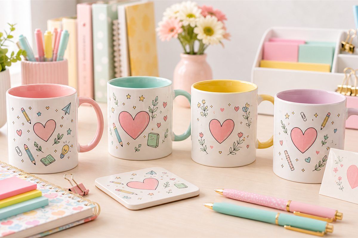 Teacher mugs in Pakistan with appreciation, thank-you and classroom gift ideas